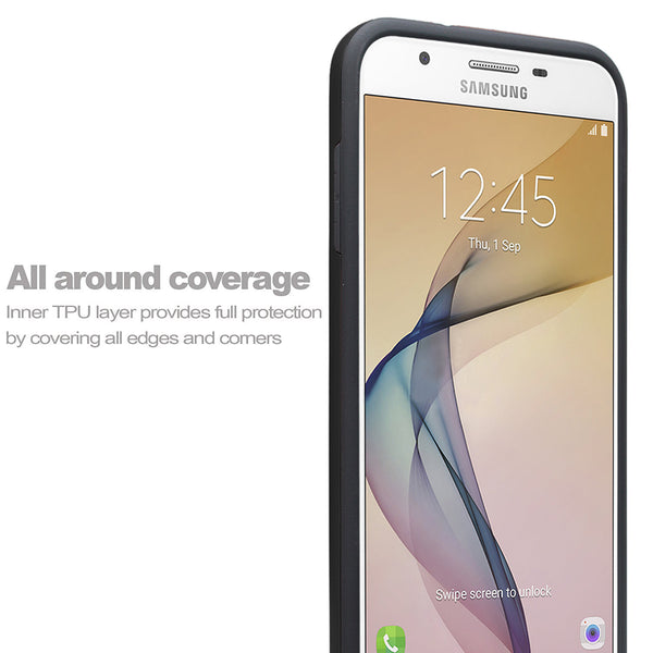 Samsung Galaxy j7 Sky Pro, J7 2017, J7 V, J7 Perx case - brush black - www.coverlabusa.com