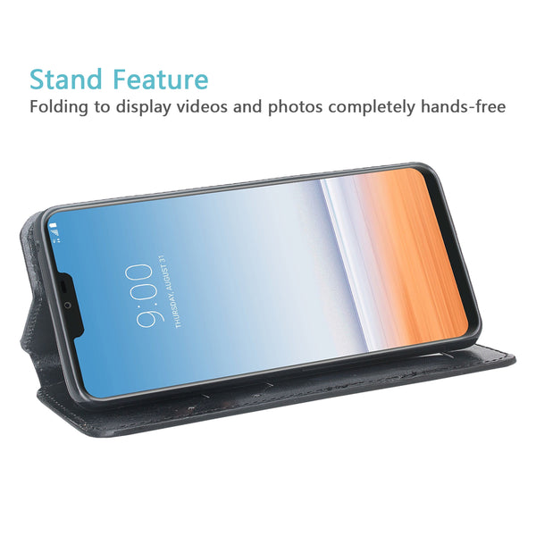 LG G7 ThinQ Wallet Case - black - www.coverlabusa.com