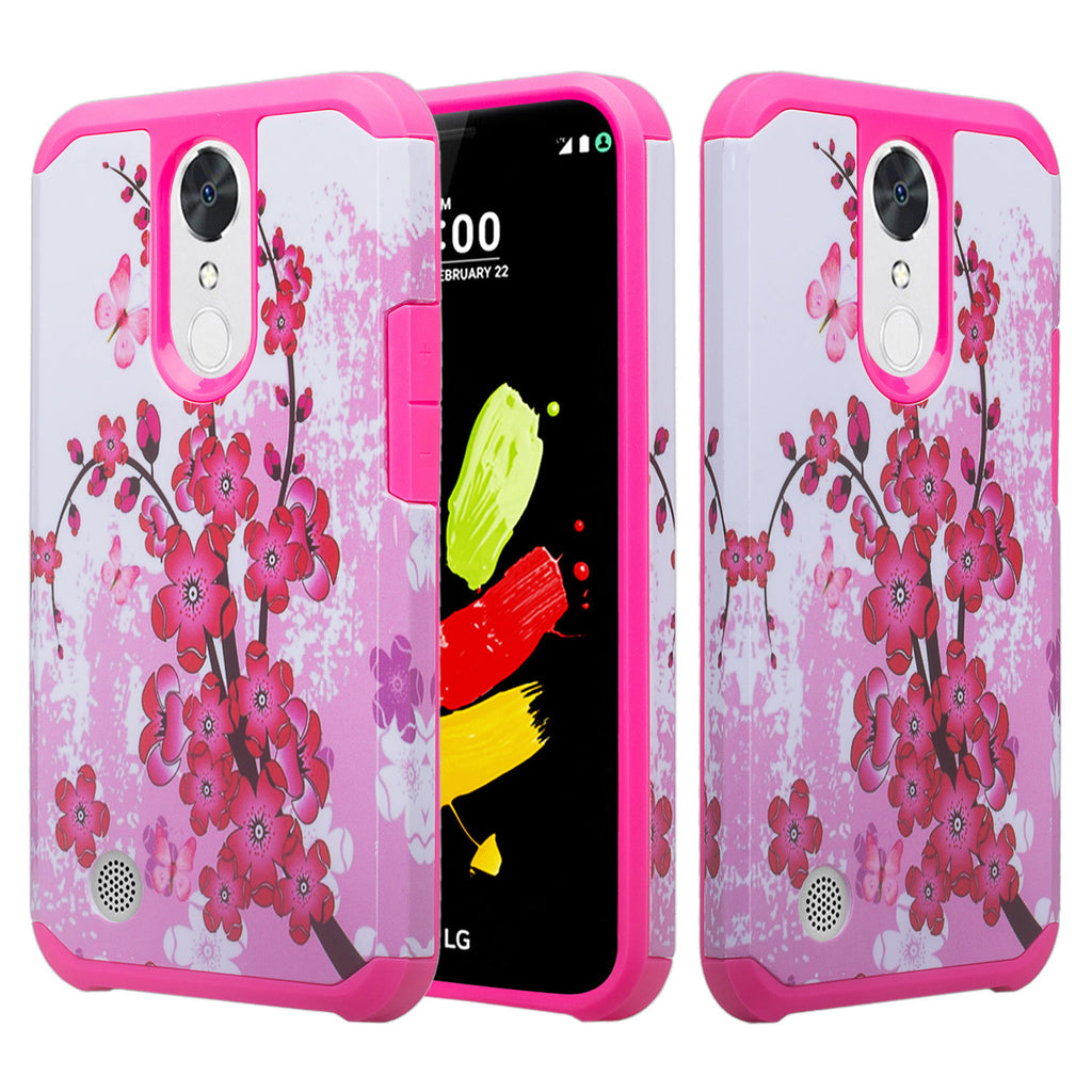 lg k10 (2017) hybrid case - cherry blossom - www.coverlabusa.com