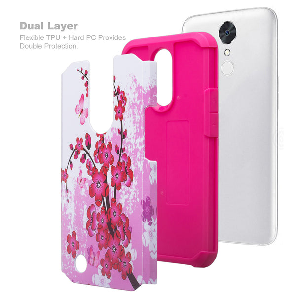 LG K20 V, K20 PLUS hybrid case - cherry blossom - www.coverlabusa.com