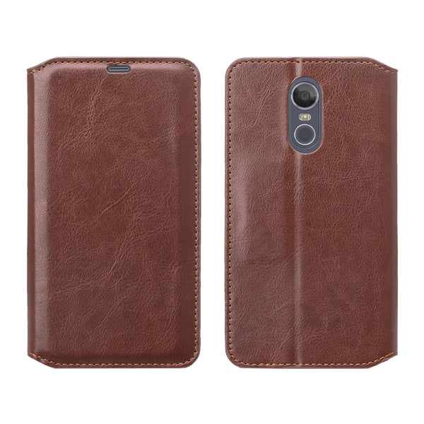 LG Stylo 4 Wallet Case - brown - www.coverlabusa.com
