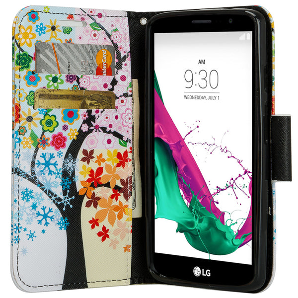 LG V10 leather wallet case - 4 season tree - www.coverlabusa.com