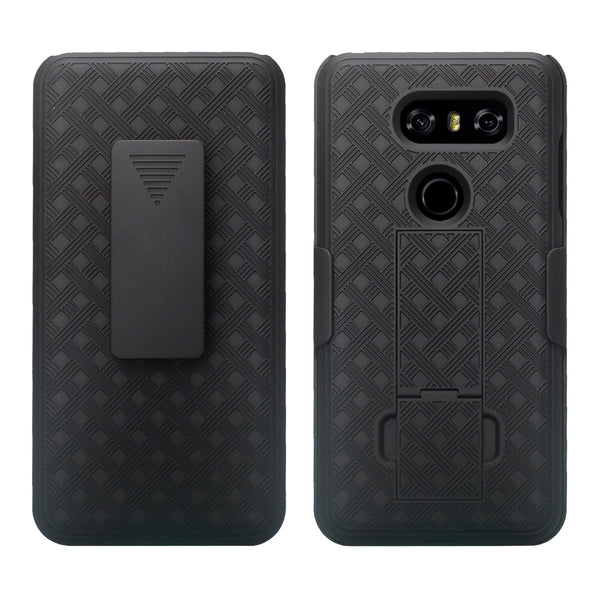 lg v30 holster shell combo case - www.coverlabusa.com