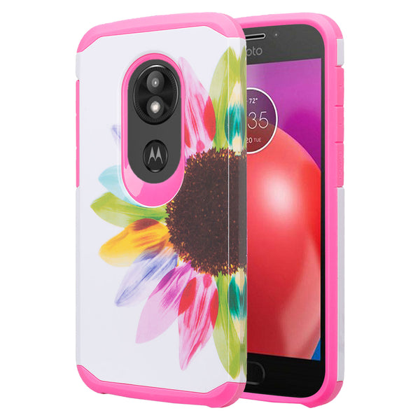 motorola moto e5 play hybrid case - vivid sunflower - www.coverlabusa.com