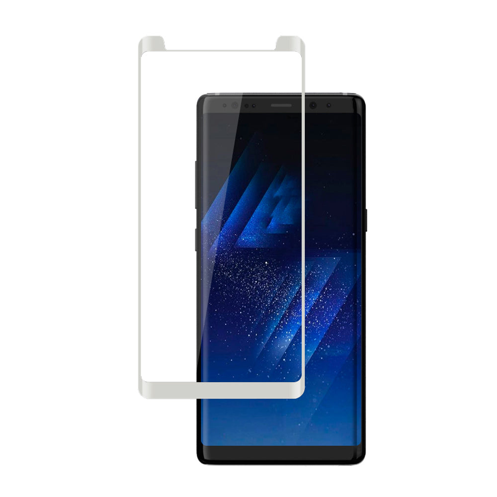 samsung galaxy note 8 screen protector tempered glass - silver - www.coverlabusa.com