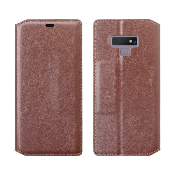 Samsung Galaxy Note 9 Wallet Case - brown - www.coverlabusa.com