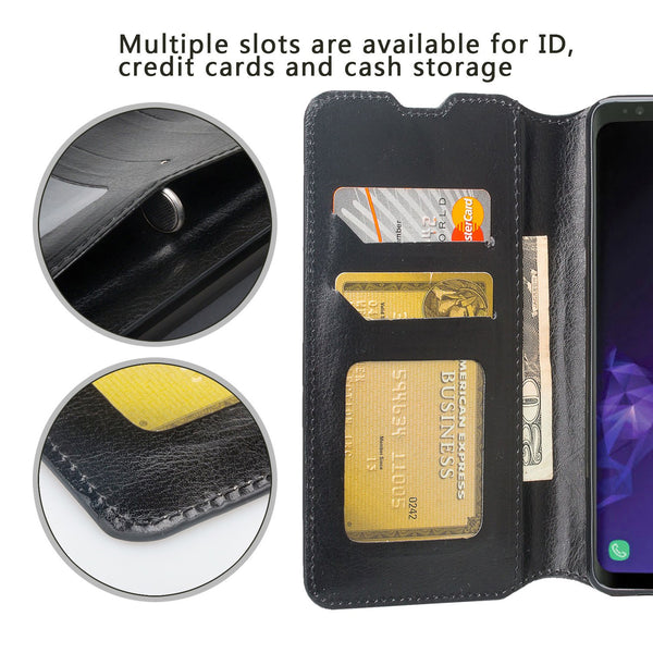 Samsung Galaxy S10 Wallet Case - black - www.coverlabusa.com