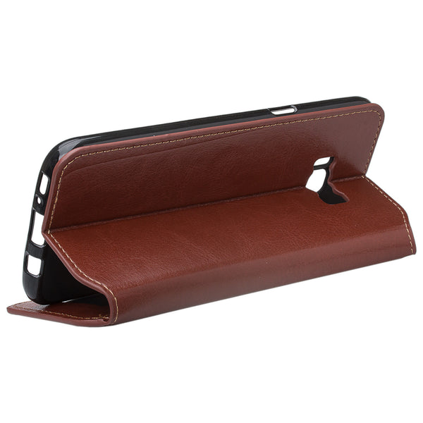 Samsung Galaxy S8 Plus Wallet Case - brown - www.coverlabusa.com