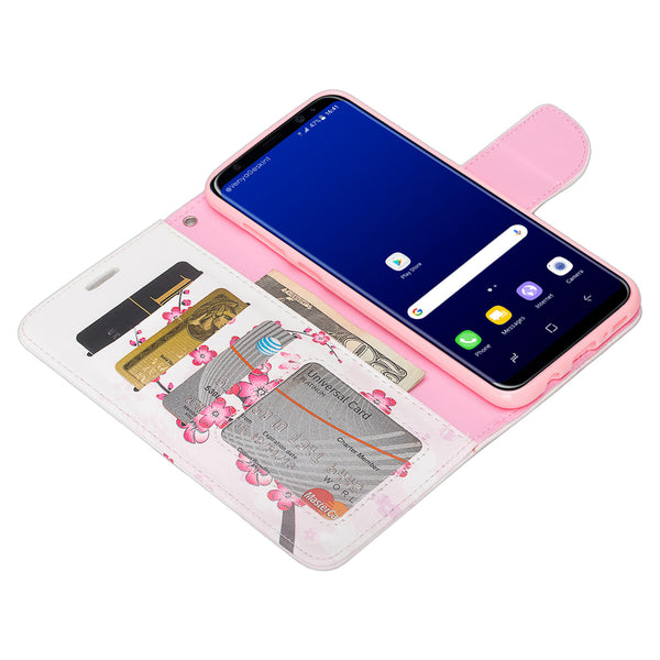 Samsung Galaxy S8 Plus Wallet Case - Cherry Blossom - www.coverlabusa.com