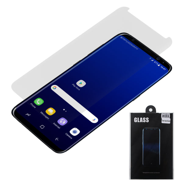 samsung galaxy S8 screen protector, galaxy S8 tempered glass - case friendly edition - clear - www.coverlabusa.com