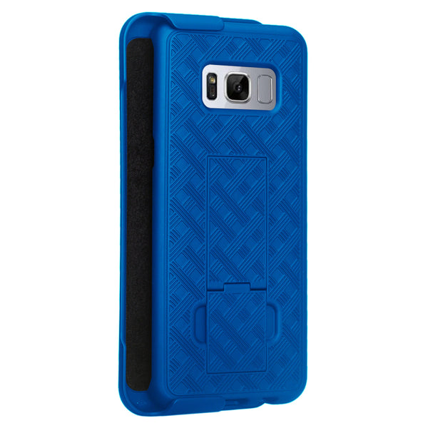 Samsung S8 Plus holster shell combo case - Blue - www.coverlabusa.com