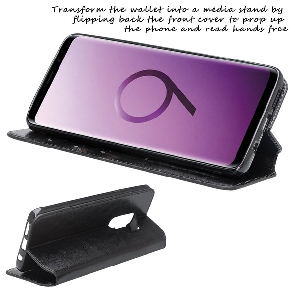 Samsung Galaxy S9 Plus Wallet Case - black - www.coverlabusa.com