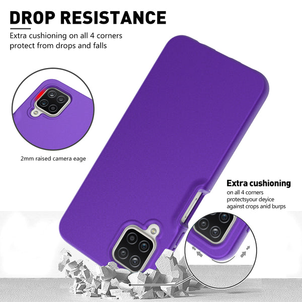 samsung galaxy a12 full-body tpu case - purple - www.coverlabusa.com