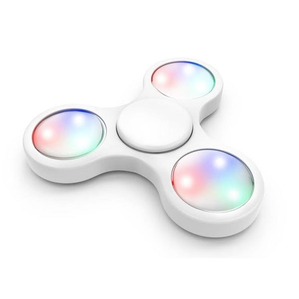 LED fidget spinner hand toy - white - www.coverlabusa.com