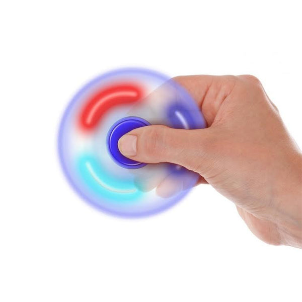 LED fidget spinner hand toy - white - www.coverlabusa.com