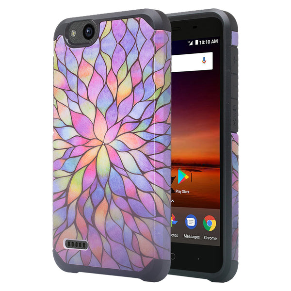 ZTE Tempo X | N9137 | ZTE Blade Vantage Case - rainbow flower -  www.coverlabusa.com