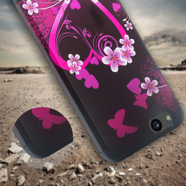 ZTE Tempo X | N9137 | ZTE Blade Vantage Case - heart butterflies -  www.coverlabusa.com