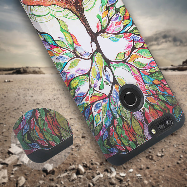 zte sequoia hybrid case - vibrant tree - www.coverlabusa.com