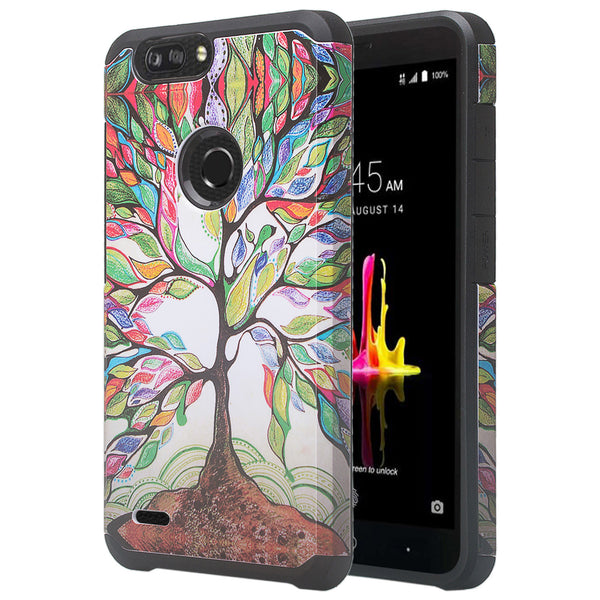 zte sequoia hybrid case - vibrant tree - www.coverlabusa.com